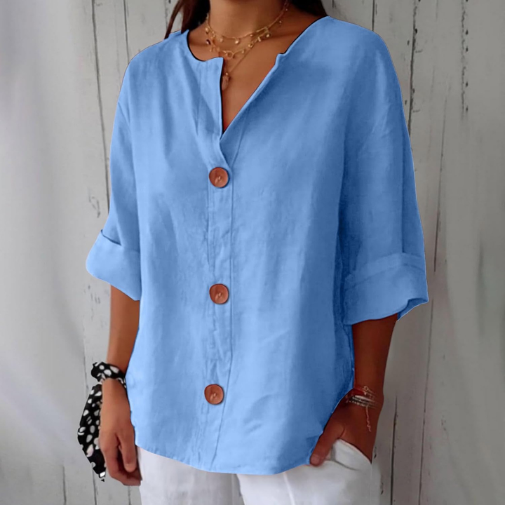 Livia | V-Neck Everyday Blouse