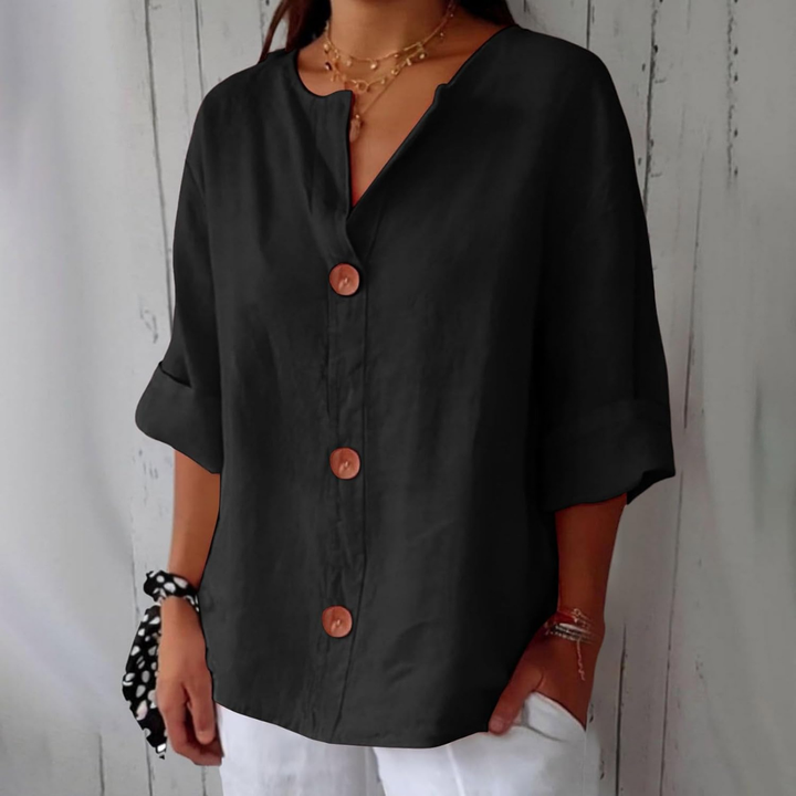 Livia | V-Neck Everyday Blouse