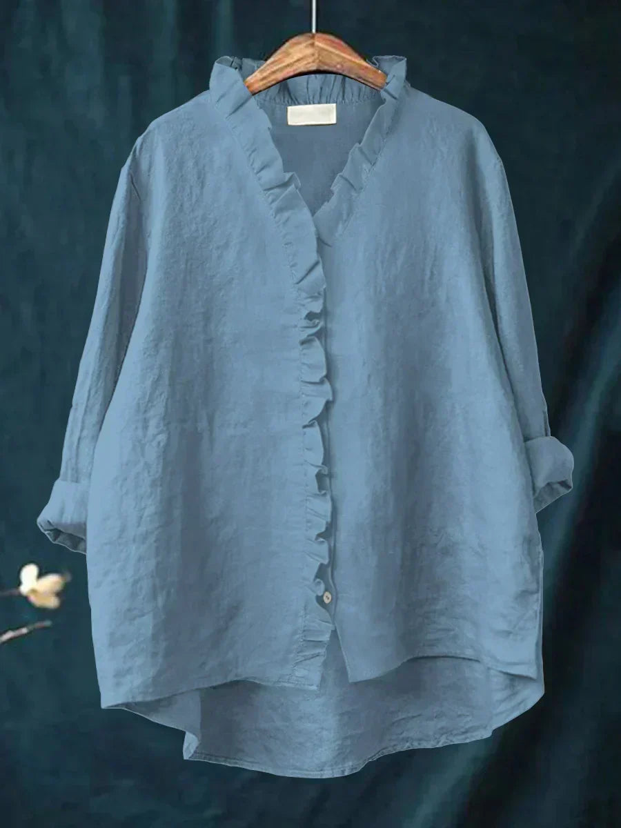 Lily - Lightweight Blouse with Ruffles