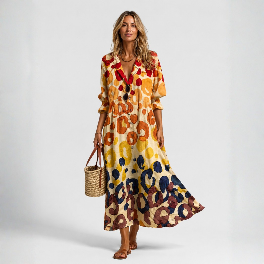 Winona | Printed Shirt Dress