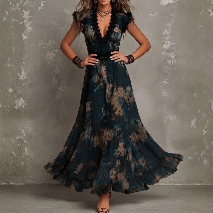 Isadora | Elegant Flowy Maxi Dress