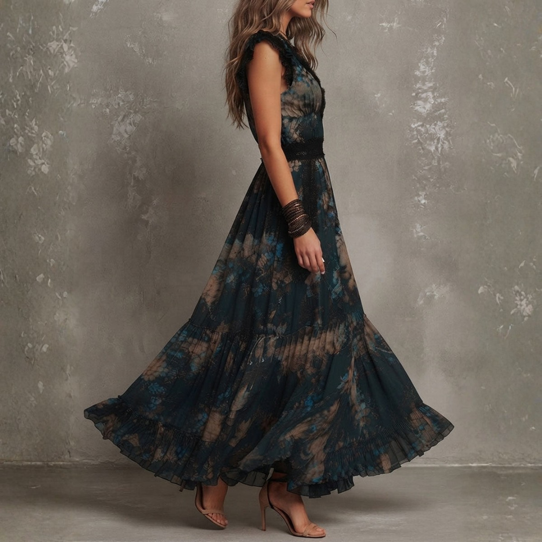 Isadora | Elegant Flowy Maxi Dress