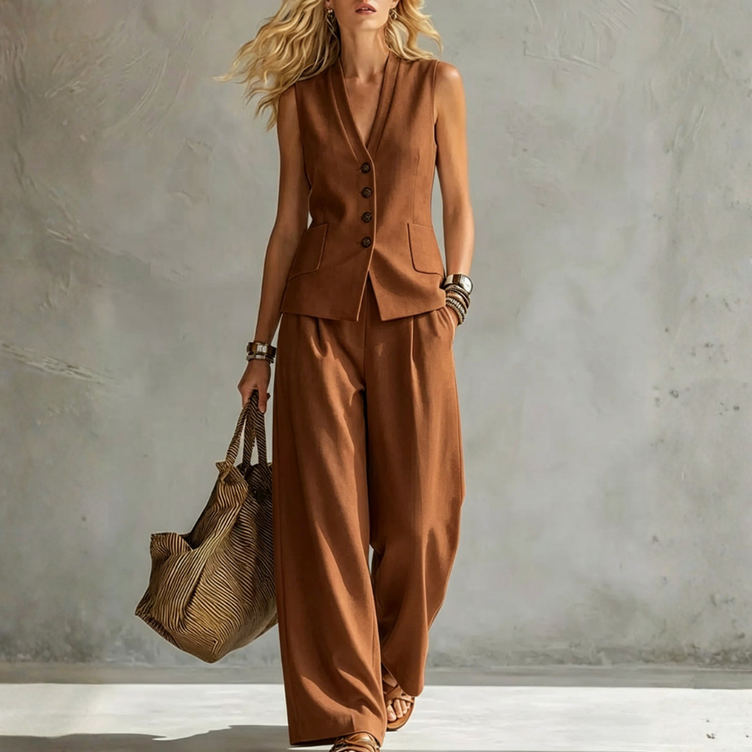 Brenna | Elegant Wide-Leg Set