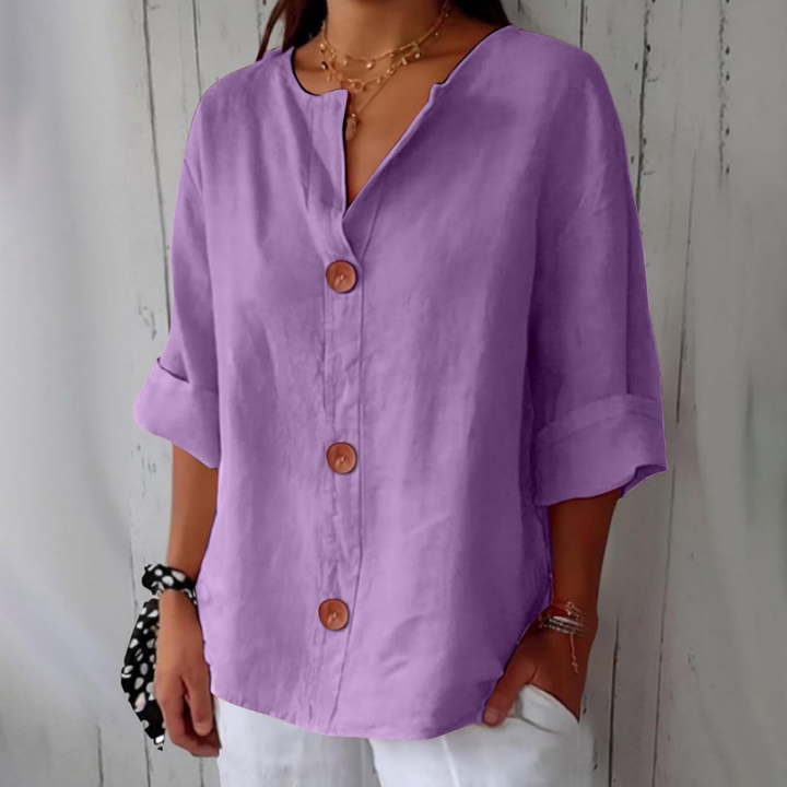 Livia | V-Neck Everyday Blouse