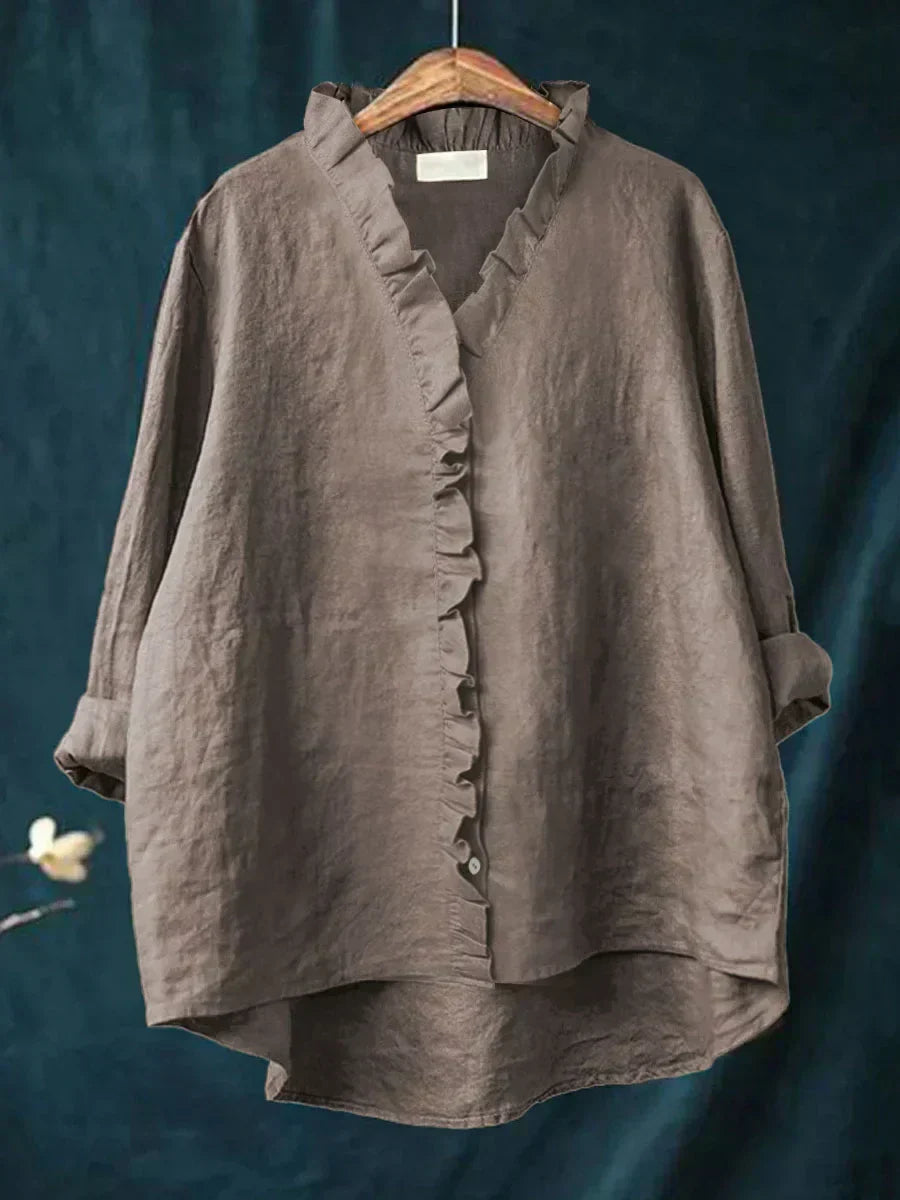 Lily - Lightweight Blouse with Ruffles