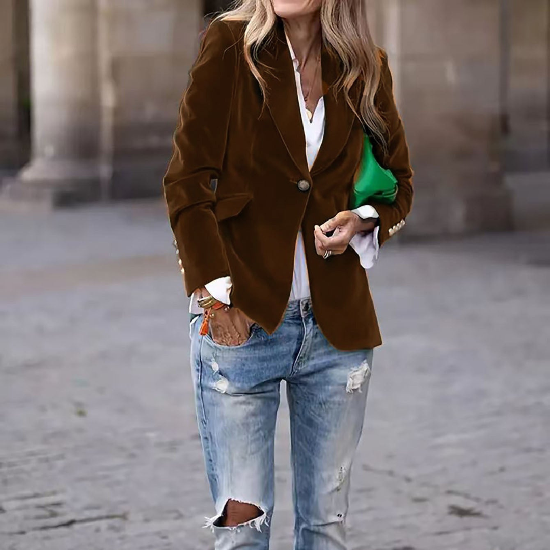 Louella | Buttoned Elegant Blazer