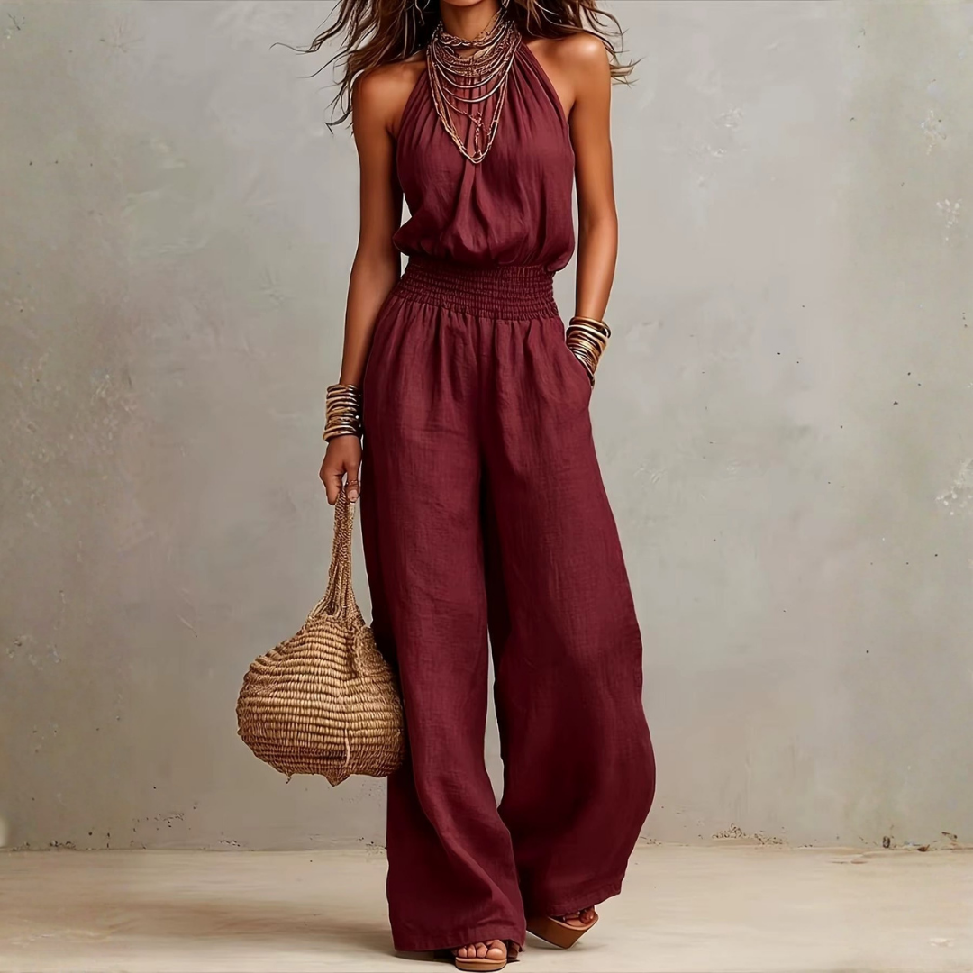 Carina | Halter Neck Jumpsuit