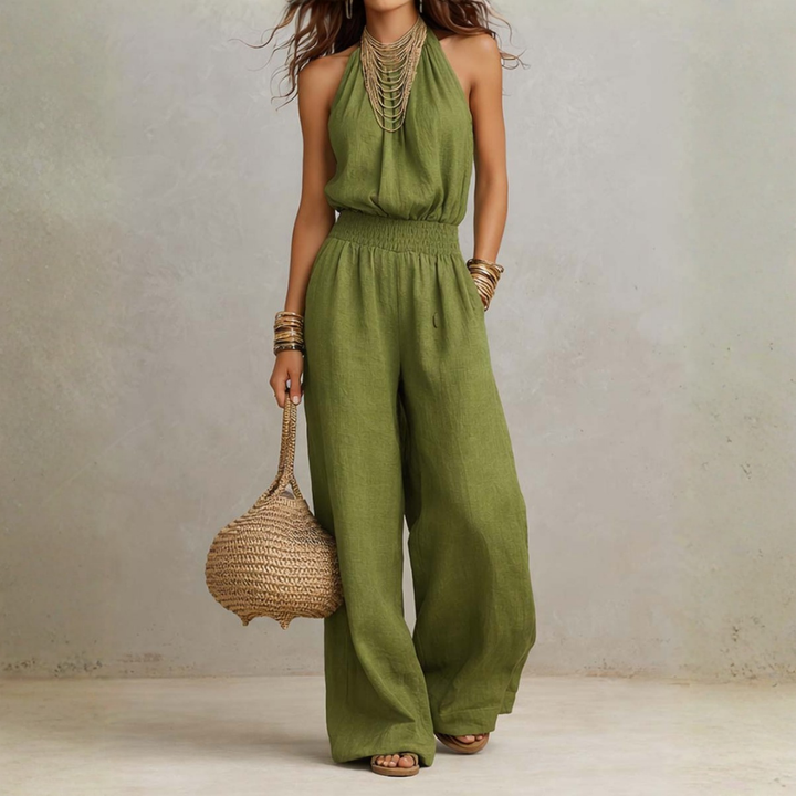 Carina | Halter Neck Jumpsuit