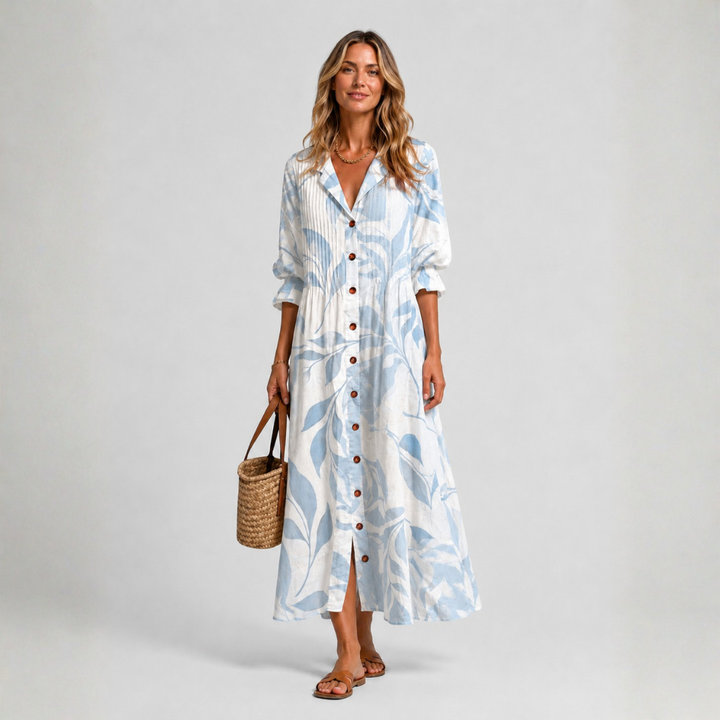 Winona | Printed Shirt Dress