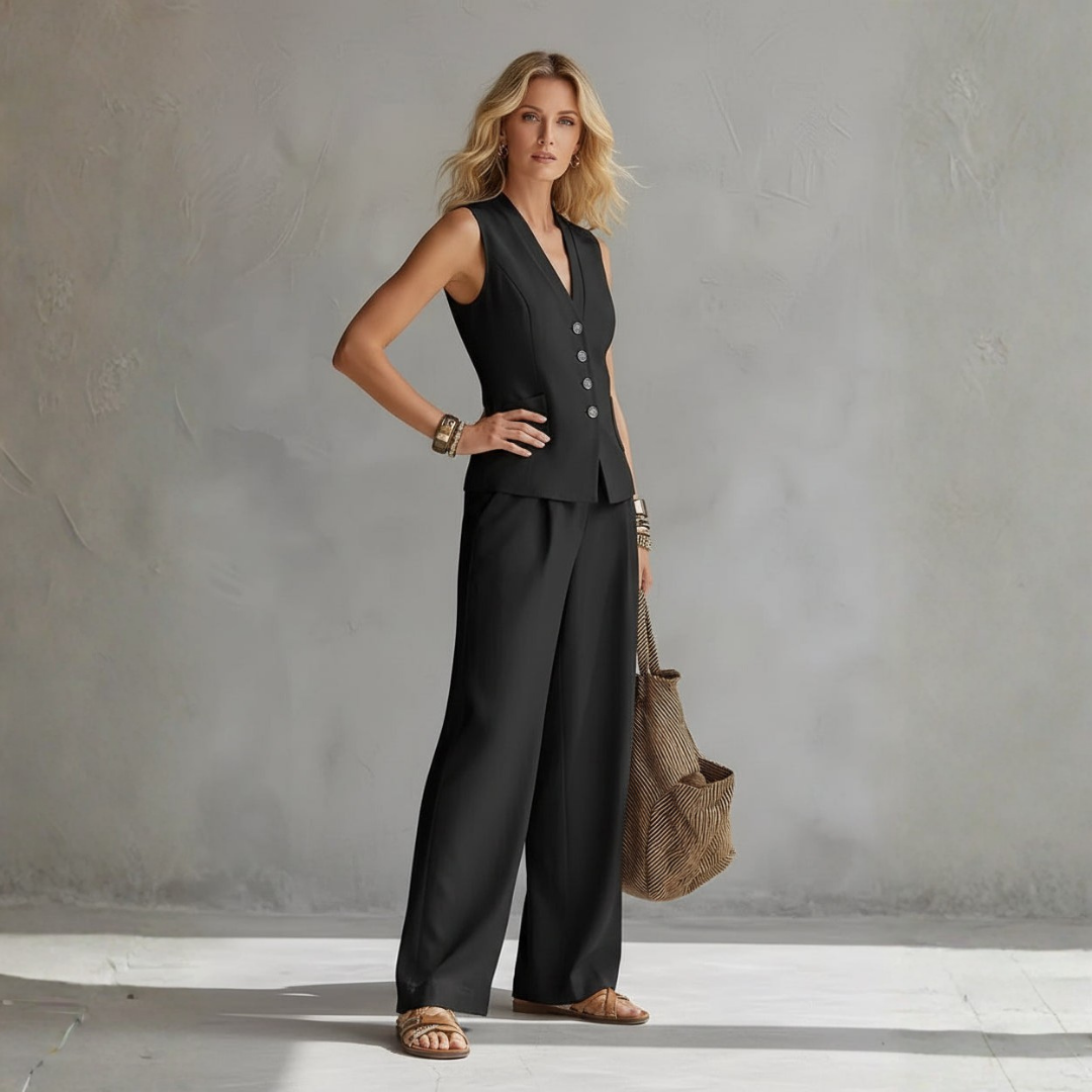 Brenna | Elegant Wide-Leg Set