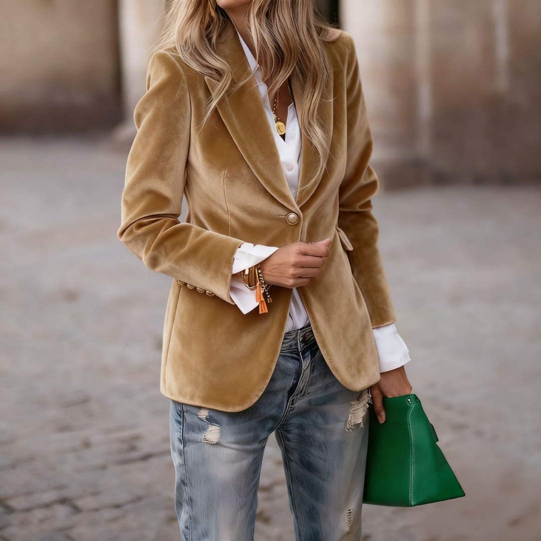 Louella | Buttoned Elegant Blazer