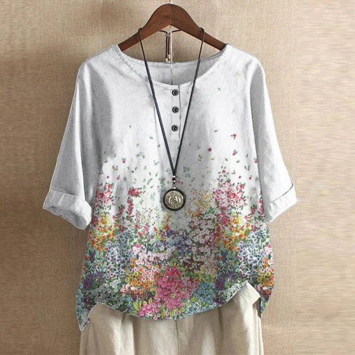 Tessa | Vintage Floral Blouse