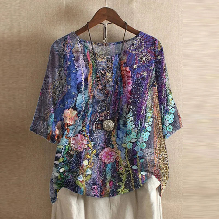 Tessa | Vintage Floral Blouse
