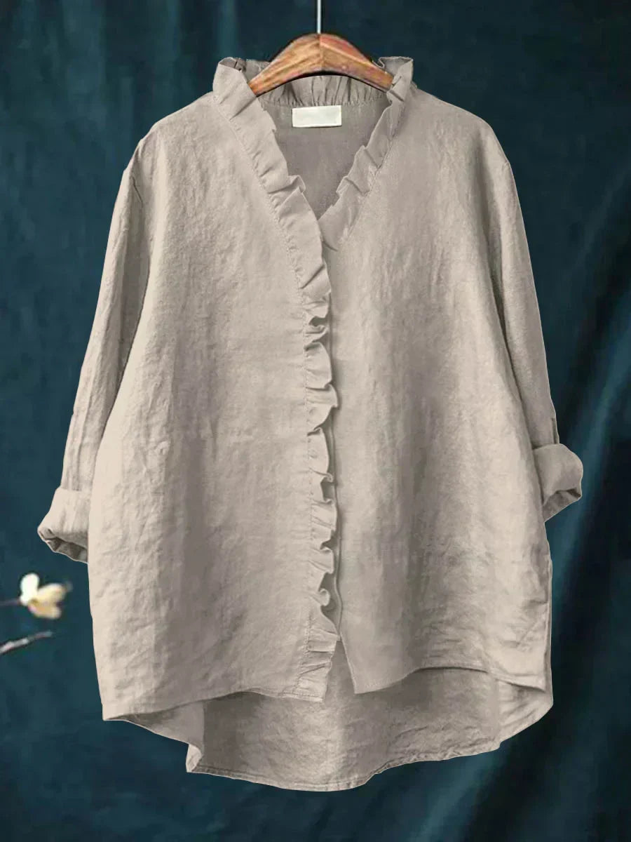 Lily - Lightweight Blouse with Ruffles
