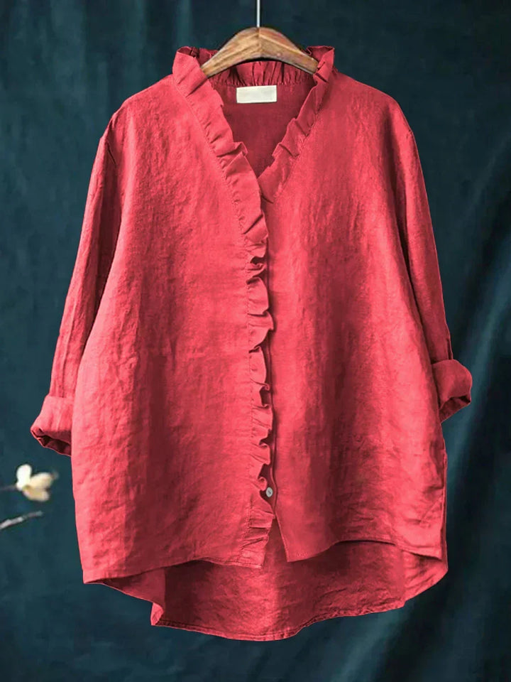 Lily - Lightweight Blouse with Ruffles